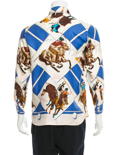 hermes woman silk shirt